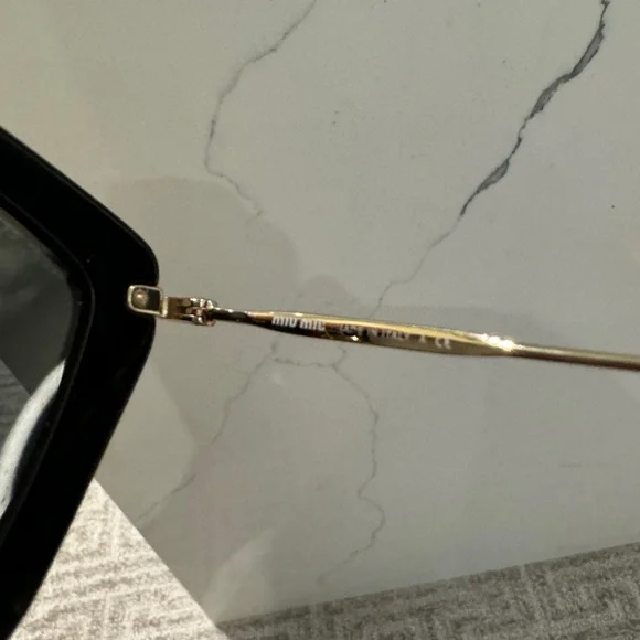 MIU MIU SMU 06O 1AB - 1A1 Sunglasses Grey SMU06O Frame - Picture 6 of 10